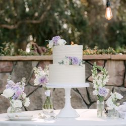 Custom wedding cake