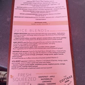 The Cottage La Jolla - Drink menu - New American Near Me - La Jolla, California The Cottage La Jolla - Drink menu - New American Near Me - La Jolla, California