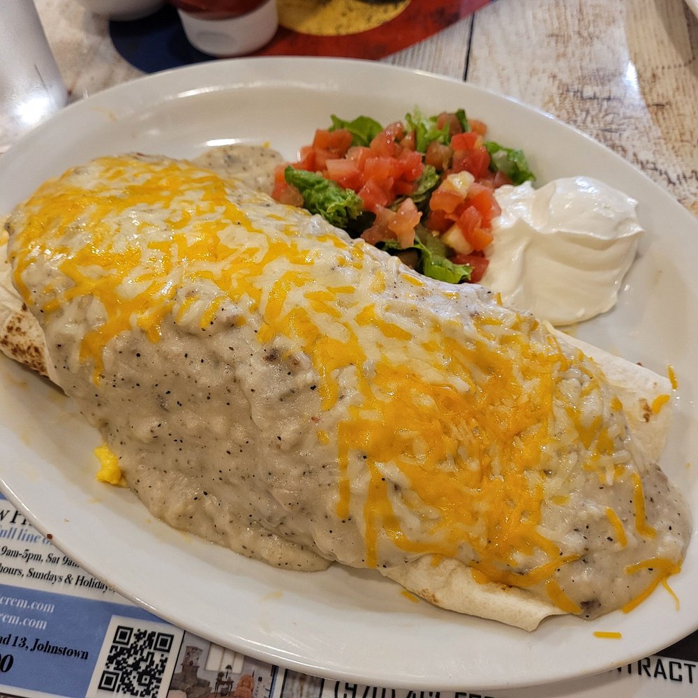 Doug's Day Diner - 12.06.21 - Sausage Breakfast Burrito with Gravy - Breakfast & Brunch Near Me - Loveland, Colorado