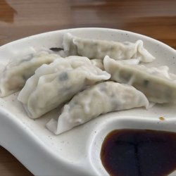 Fuji Sushi - My meal Pork dumplings & Miso soup