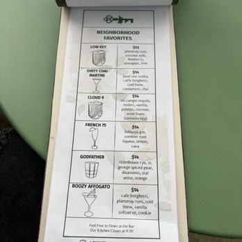 Low Key - drink menu - Bars Near Me - Portland, Maine