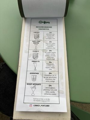 Menu photo 1 Low Key Portland, ME