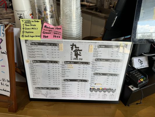 Menu photo 1 OneZo Troy, MI