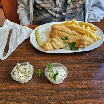 Dellwood Pavillion - Hubby Whitefish & Fries, Coleslaw & Tartar Sauce. He prefers Cod & coated heavier. ( I get the Leftovers) Yeaaaa my kind of Fish - Steakhouses Near Me - Friendship, Wisconsin Dellwood Pavillion - Hubby Whitefish & Fries, Coleslaw & Tartar Sauce. He prefers Cod & coated heavier. ( I get the Leftovers) Yeaaaa my kind of Fish - Steakhouses Near Me - Friendship, Wisconsin