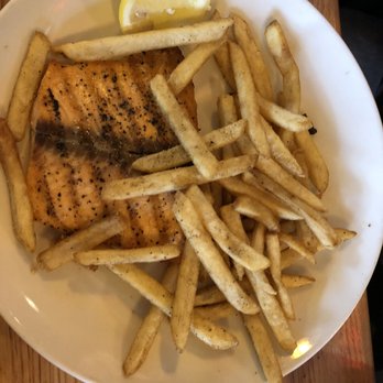 Applebee's Grill + Bar - Cedar Salmon with Fries: This was dry. - Sports Bars Near Me - Huntington, Indiana Applebee's Grill + Bar - Cedar Salmon with Fries: This was dry. - Sports Bars Near Me - Huntington, Indiana