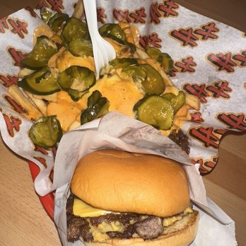 Heavy Handed - Double smash burger w/ loaded fries - Burgers Near Me - Los Angeles, California Heavy Handed - Double smash burger w/ loaded fries - Burgers Near Me - Los Angeles, California