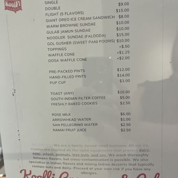 Koolfi Creamery - 8/26/23 Menu - Ice Cream & Frozen Yogurt Near Me - San Leandro, California Koolfi Creamery - 8/26/23 Menu - Ice Cream & Frozen Yogurt Near Me - San Leandro, California