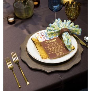 Events By Dana S - 70's tablescape - Wedding Planning Near Me Events By Dana S - 70's tablescape - Wedding Planning Near Me