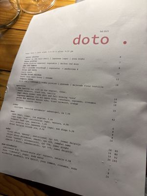 Menu photo 4 Doto Restaurant Los Angeles, CA