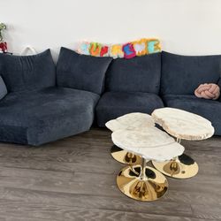 Edra Cicladi tables and Standard sofa