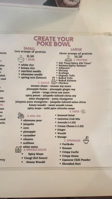 Menu photo 2 Square Root Poké Katy, TX