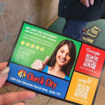 Check City - Customer Review - Check Cashing/Pay-day Loans Near Me - Las Vegas, Nevada Check City - Customer Review - Check Cashing/Pay-day Loans Near Me - Las Vegas, Nevada