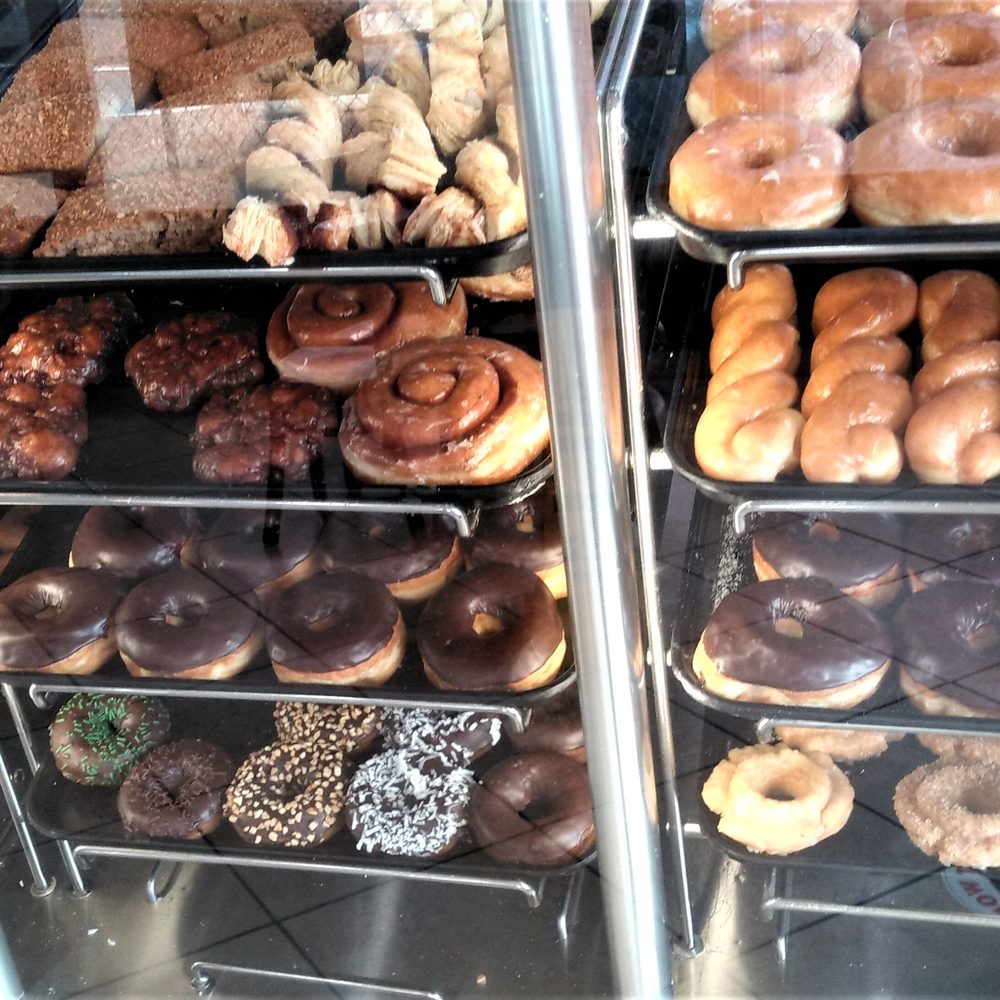 Yum Yum Donuts - Looking toward the left side of the display case. - Donuts Near Me - Playa Del Rey, California Yum Yum Donuts - Looking toward the left side of the display case. - Donuts Near Me - Playa Del Rey, California