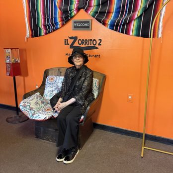 EL Zorrito 2 - My wife in the photo Spot in the front of the restaurant so I could take a pic We came up to see Buddy Guy. - Mexican Near Me - Shipshewana, Indiana EL Zorrito 2 - My wife in the photo Spot in the front of the restaurant so I could take a pic We came up to see Buddy Guy. - Mexican Near Me - Shipshewana, Indiana