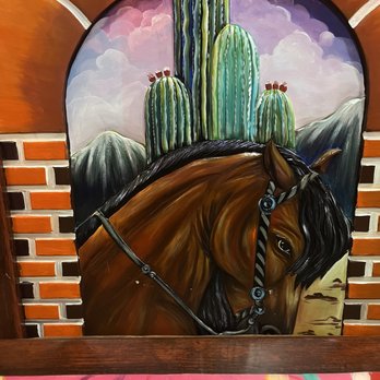 El Mezcal Mexican Restaurant Ocala - Painted chair - Mexican Near Me - Ocala, Florida