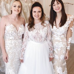 Beauty Within A Bridal Boutique - We are proud to carry Goddess By Nature wedding gowns in our Fernandina Beach bridal boutique.