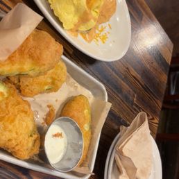 The Haymaker Benedict & Fried Zucchini The Haymaker Benedict & Fried Zucchini