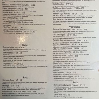 Chef Burma - Burmese Near Me - Sacramento, California