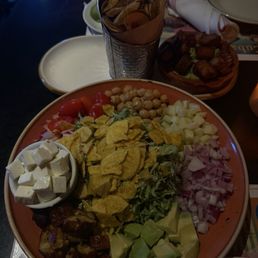 Chopped Salad and Guacamole & Pork Masitas Chopped Salad and Guacamole & Pork Masitas