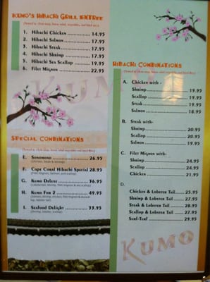 Menu photo 4 Kumo Japanese Restaurant Davenport, FL Menu photo 4 Kumo Japanese Restaurant Davenport, FL