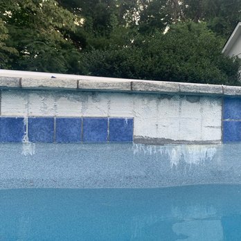 Pool Pro Restoration & Service - 13 tiles fell off in 2022 after being installed in 2017. - Pool & Hot Tub Service Near Me - Lowell, Massachusetts Pool Pro Restoration & Service - 13 tiles fell off in 2022 after being installed in 2017. - Pool & Hot Tub Service Near Me - Lowell, Massachusetts