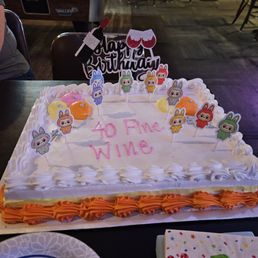 Beautiful cake (I added my own toppers) Beautiful cake (I added my own toppers)