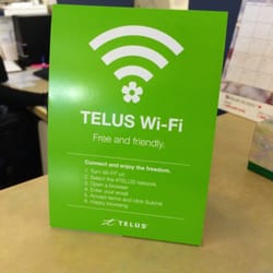 Cloverdale Dental Centre - Free Wi-Fi courtesy of TELUS. Added bonus, if you have a TELUS smartphone you don't even need to log in! Easy-peasy!