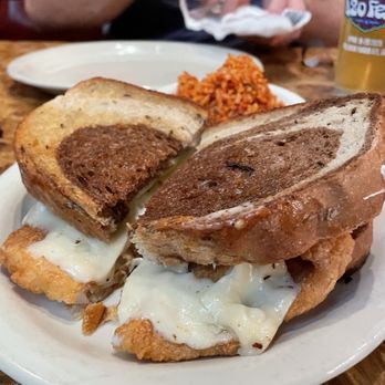 Crystal Beer Parlor - FRIED FLOUNDER REUBEN - Southern Near Me - Savannah, Georgia Crystal Beer Parlor - FRIED FLOUNDER REUBEN - Southern Near Me - Savannah, Georgia