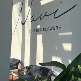 Exterior outside entrance of Navi Coffee & Flowers - Miami, Florida Exterior outside entrance of Navi Coffee & Flowers - Miami, Florida