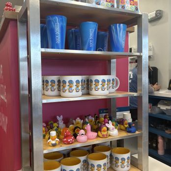 Duck Donuts - Cute display of merch for purchase (minus the rubber duckies) - Donuts Near Me - Walnut Creek, California
