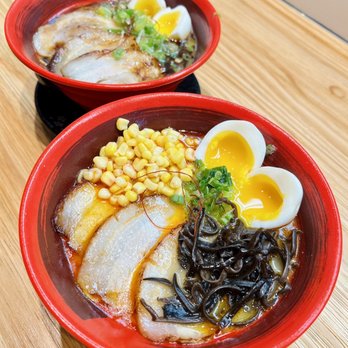 Sojo Ramen - Spicy Miso Ramen plus soft boiled egg, mushroom and corn. - Ramen Near Me - Fremont, California Sojo Ramen - Spicy Miso Ramen plus soft boiled egg, mushroom and corn. - Ramen Near Me - Fremont, California