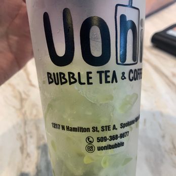 Uoni Bubble Tea - ice after liquid - Bubble Tea Near Me - Spokane, Washington