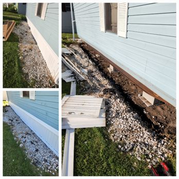Levine Landscaping - Mobile home skirting system replacement with skirting guards - Landscaping Near Me Levine Landscaping - Mobile home skirting system replacement with skirting guards - Landscaping Near Me