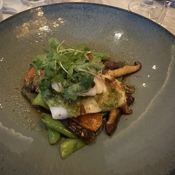 Spago - Asian style fish w rice and veggies - New American Near Me - Las Vegas, Nevada Spago - Asian style fish w rice and veggies - New American Near Me - Las Vegas, Nevada