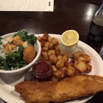 Farmers Gastropub - Fish & chips with homemade ketchup!! - Gastropubs Near Me - Springfield, Missouri