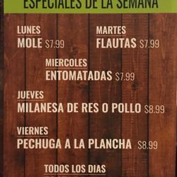 Salads & More - Weekly Specials