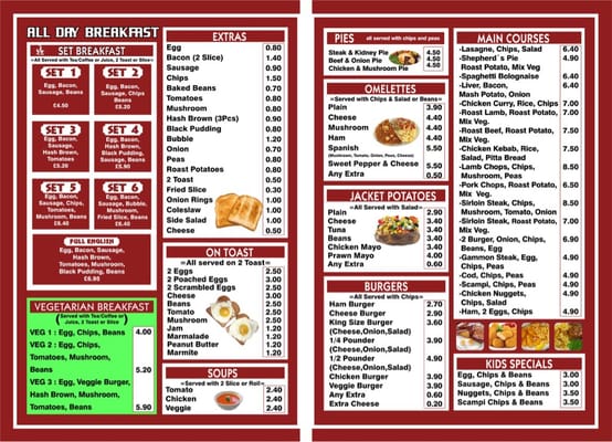 Menu photo 2 Munchies Cafe South Woodham Ferrers, ESS