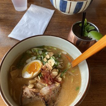Ramen Wasabi - Spicy Roasted Garlic Miso Ramen - Ramen Near Me - Chicago, Illinois