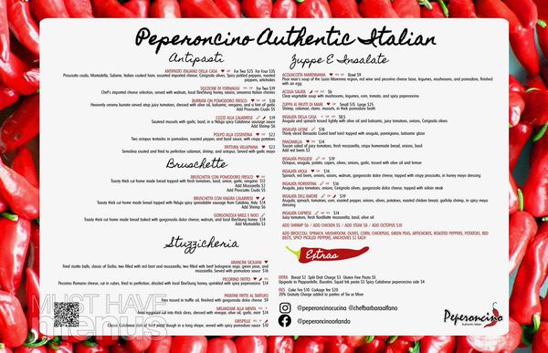 Menu photo 8 Peperoncino Orlando, FL Menu photo 8 Peperoncino Orlando, FL