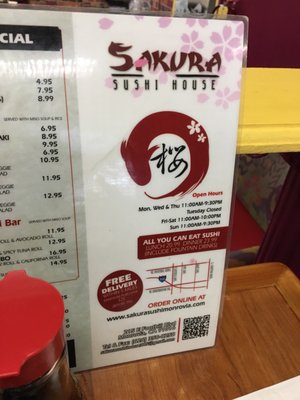 Menu photo 2 Sakura Sushi House Monrovia, CA Menu photo 2 Sakura Sushi House Monrovia, CA