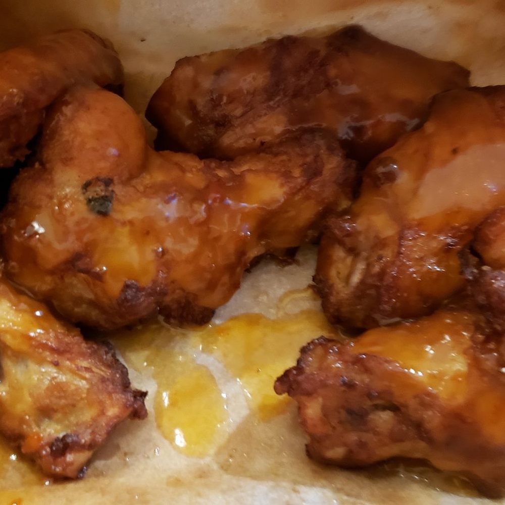 Mango habaneros wings Mango habaneros wings