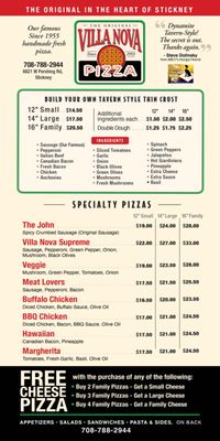 Menu photo 4 Villa Nova Stickney Stickney, IL