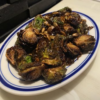 Oar & Oak - Crispy Brussels Sprouts Dinner - New American Near Me - Stratford, Connecticut Oar & Oak - Crispy Brussels Sprouts Dinner - New American Near Me - Stratford, Connecticut