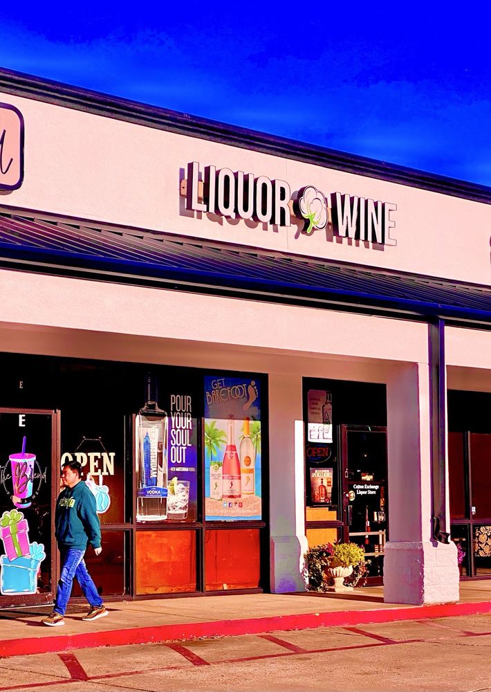 Cotton Exchange Liquor Store Logo