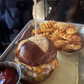 Emily - The Emmy Double Stack Burger - Pizza Near Me - New York, New York