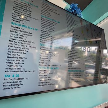 T4 Modesto Tea For U - Menu. - Bubble Tea Near Me - Modesto, California