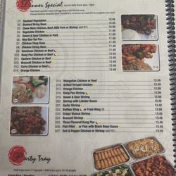 Le Oriental Bistro - Menu