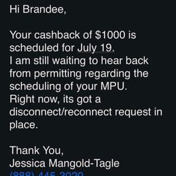 Customer service department again offering nothing by lies. Going on 3 months and still no check.