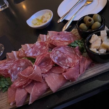 Bistango - Antipasto. It's a lot of cuts of meat! Also Parmesan cubes and olives. - Italian Near Me - New York, New York