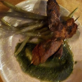Henni's Kitchen and Bar - Beef skewers,  very good, definite Indian influence. - Burgers Near Me - White Salmon, Washington
